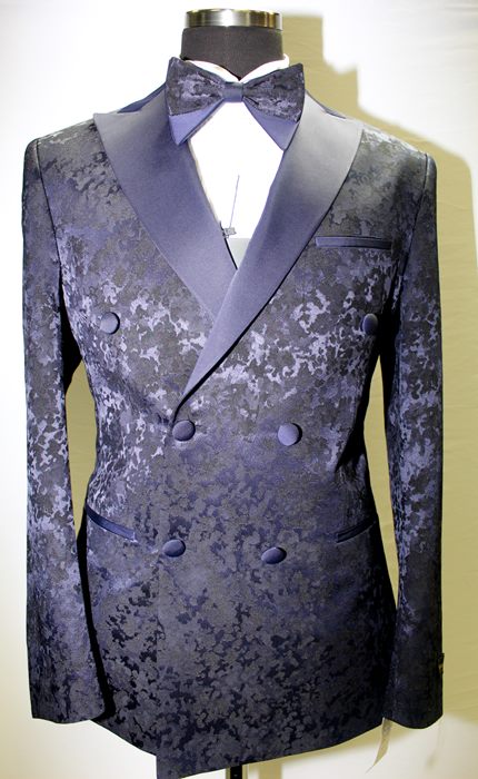 Double Breasted Floral Notched Lapel Blazer Prom Tuxedo – EUROBOUTIQUE RX