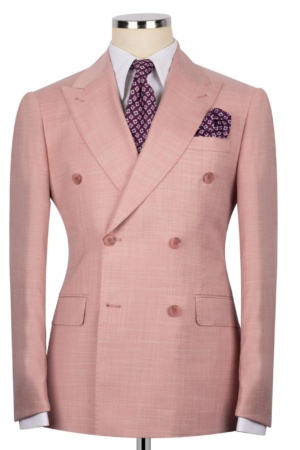 Dusty Pink Double Breasted Suit