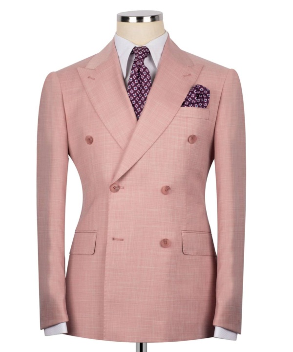 Dusty Pink Double Breasted Suit