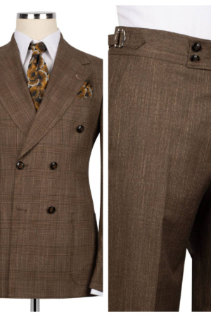 Warm Brown Tailoring with a Smooth, Polished Look