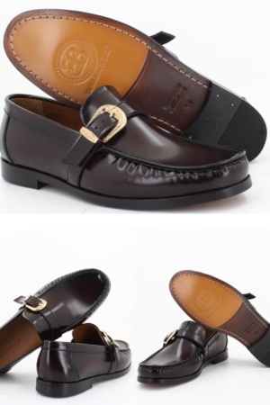Brown Buckle Loafer