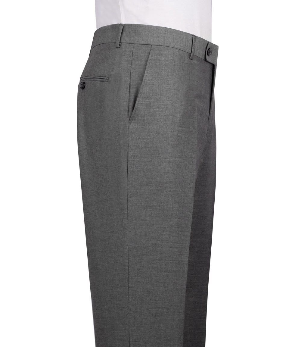 Gray Super 220’s Wool Double-Breasted Suit - Image 2